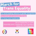 Read more about the article March for Trans Equality – 5th of September 11am