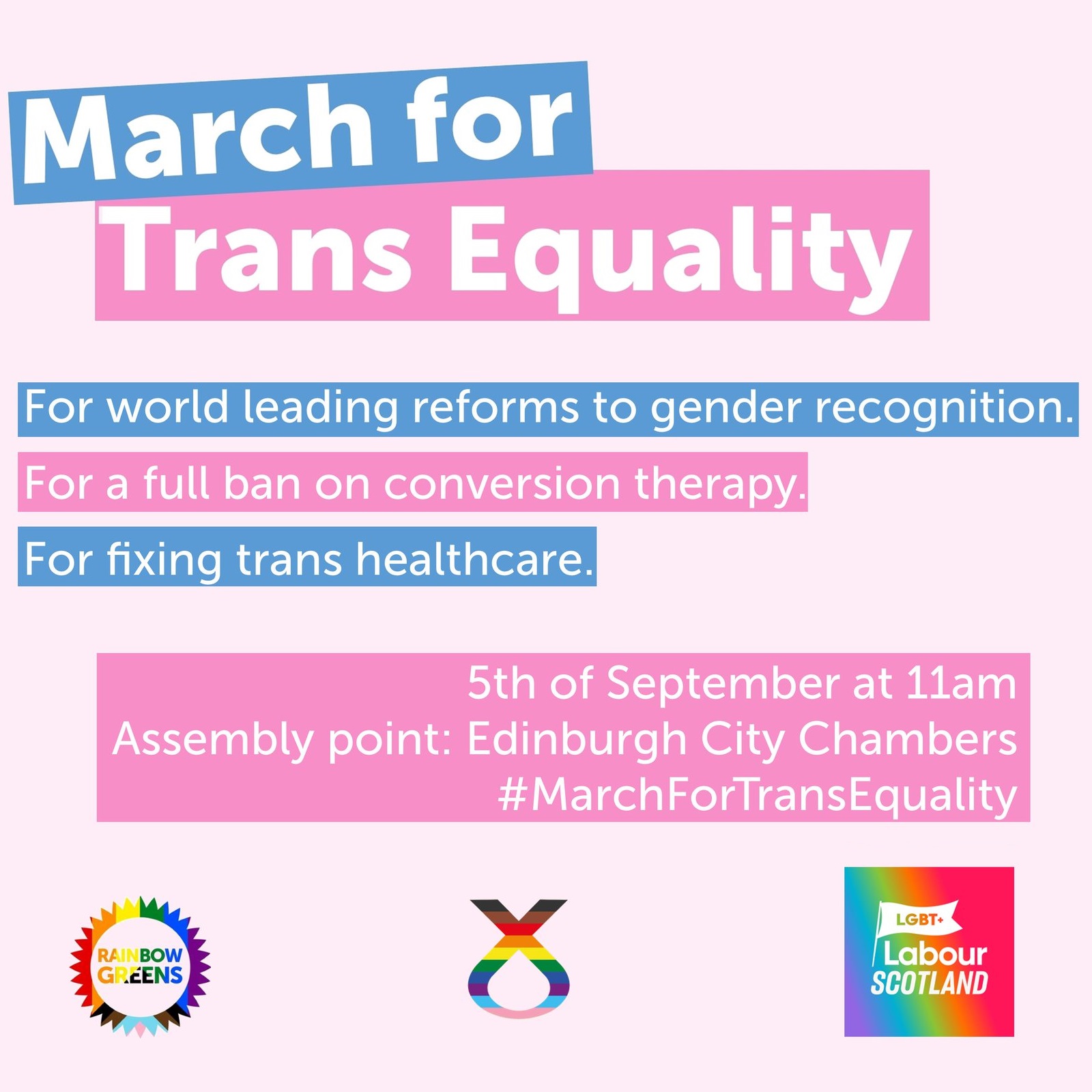 You are currently viewing March for Trans Equality – 5th of September 11am